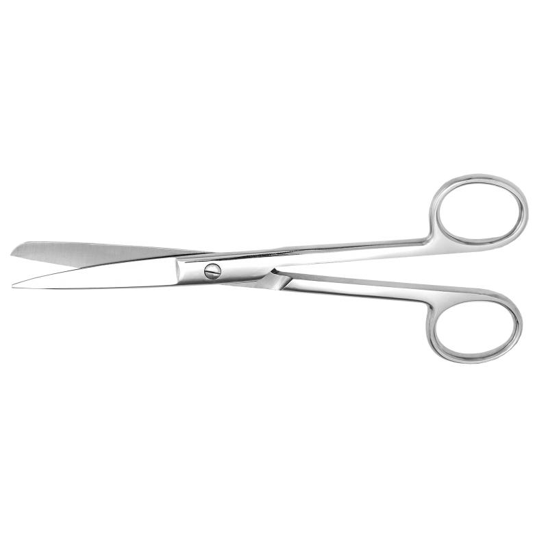 Ножницы с одним острым концом прямые, 140 мм