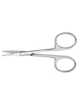 Ножницы остроконечные, вертикально-изогнутые, 100 мм