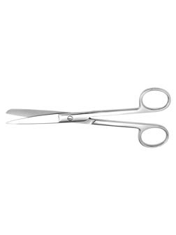 Ножницы с одним острым концом, прямые, 170 мм