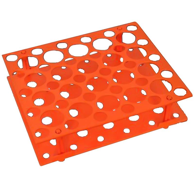 Штатив д/пробирок универсальный 15 мл (30 гнезд) /50 мл (20 гнезд), оранж