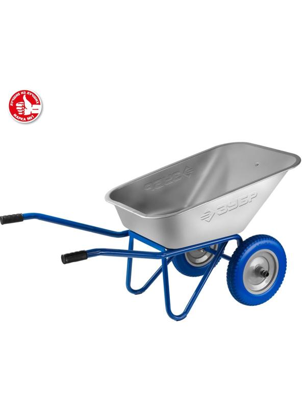 Тачка строительная двухколесная ЗУБР ПТ-300 110 л 240 кг