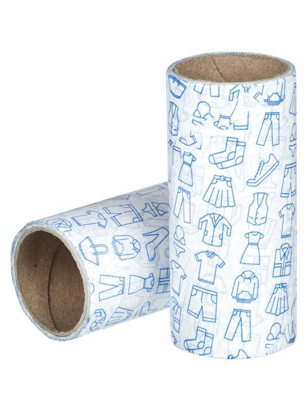 Ролик для чистки одежды Luscan Запасной блок,2х40 листов/уп, принт.бумага