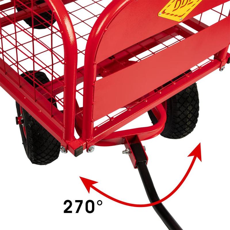 Тачка DDE Трансформер 200 ручная четырехколесная с бортами