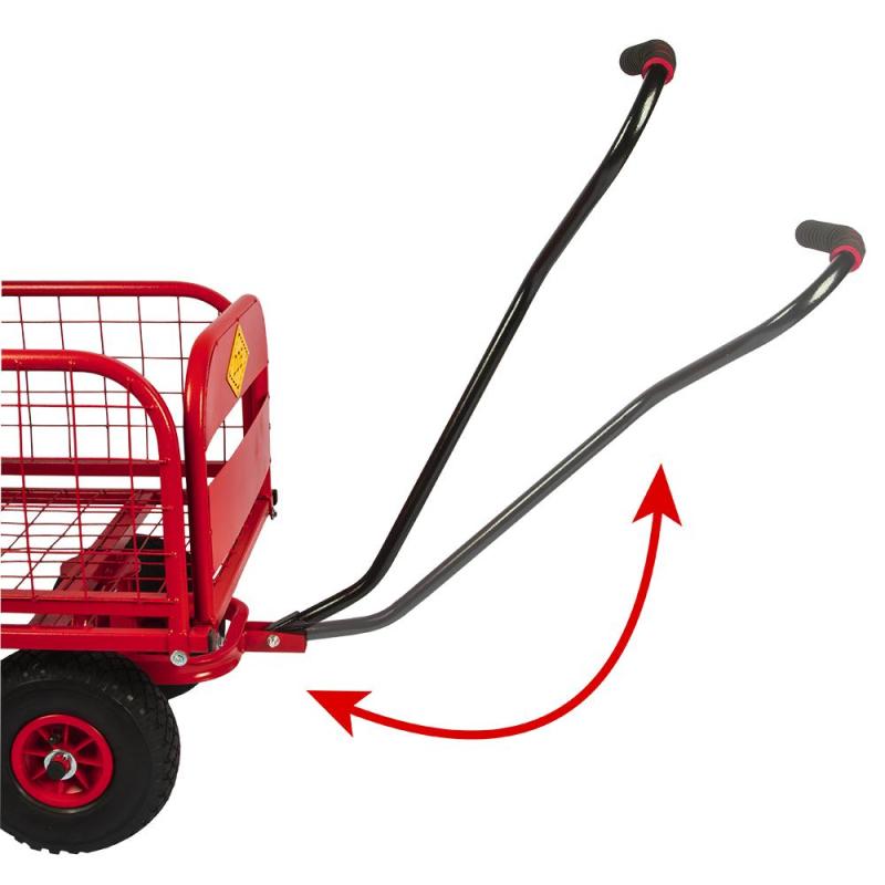 Тачка DDE Трансформер 200 ручная четырехколесная с бортами