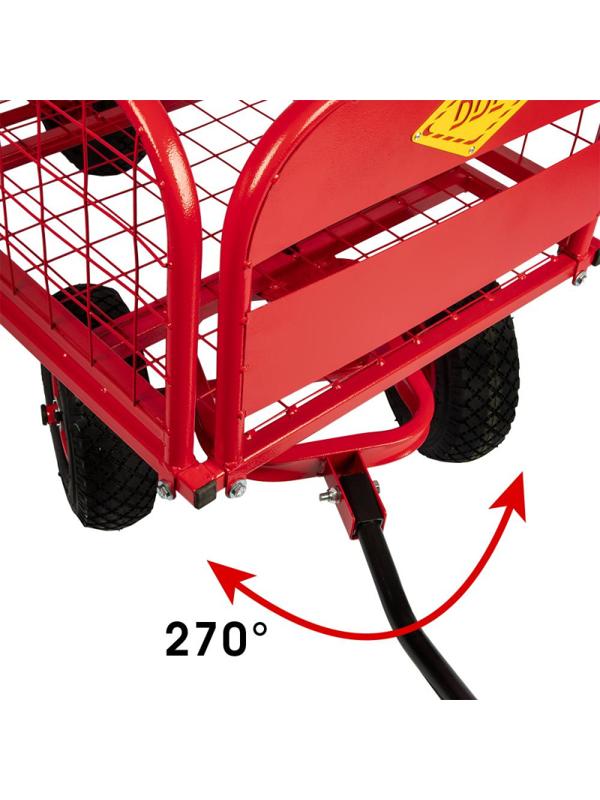 Тачка DDE Трансформер 200 ручная четырехколесная с бортами