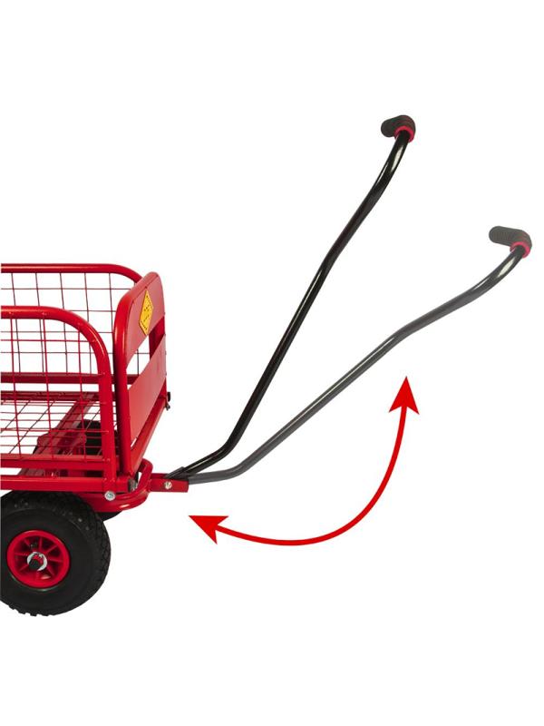 Тачка DDE Трансформер 200 ручная четырехколесная с бортами