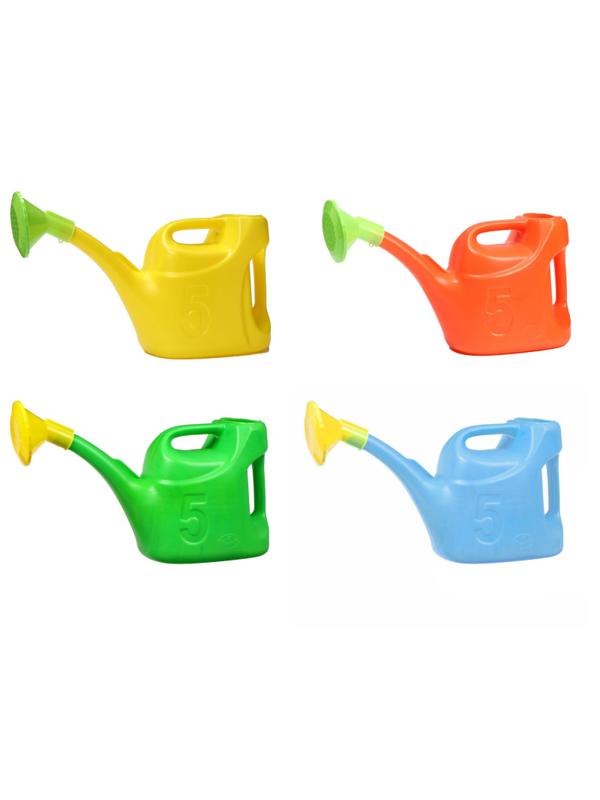 Лейка 5 л, с рассеивателем, цвет МИКС, 680966