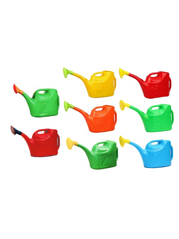 Лейка 12 л, с рассеивателем, цвет МИКС, 698075