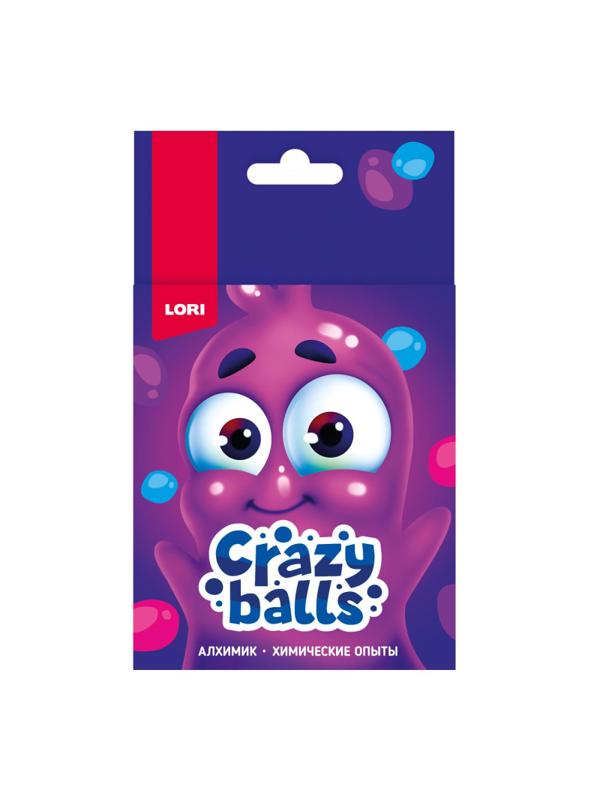 Набор химических опытов Crazy Balls Розов, голуб и фиолет шарики,Оп-100