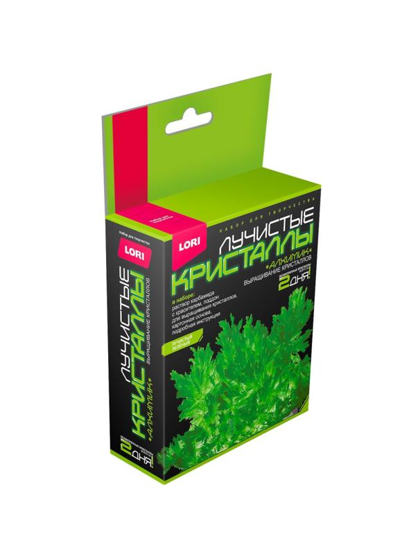 Набор химических опытов Лучистые кристаллы Зеленый кристалл,Лк-003