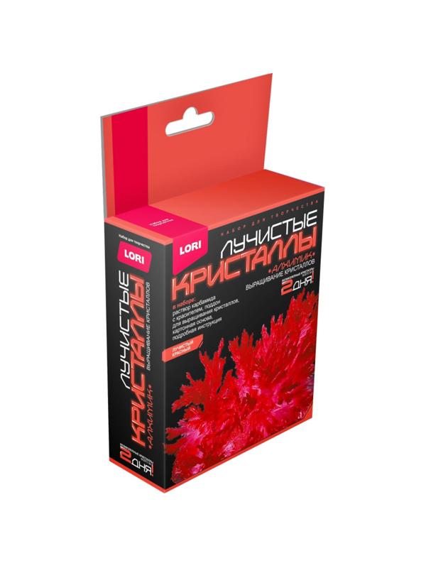 Набор химических опытов Лучистые кристаллы Красный кристалл,Лк-001
