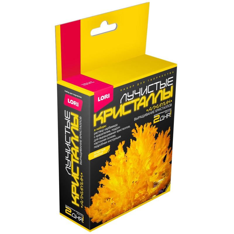 Набор химических опытов Лучистые кристаллы Желтый кристалл,Лк-004