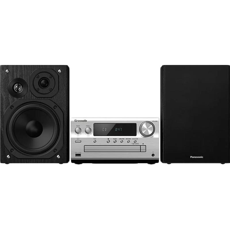 Музыкальный центр Panasonic SC-PMX802EES, Hi-Fi, серебро