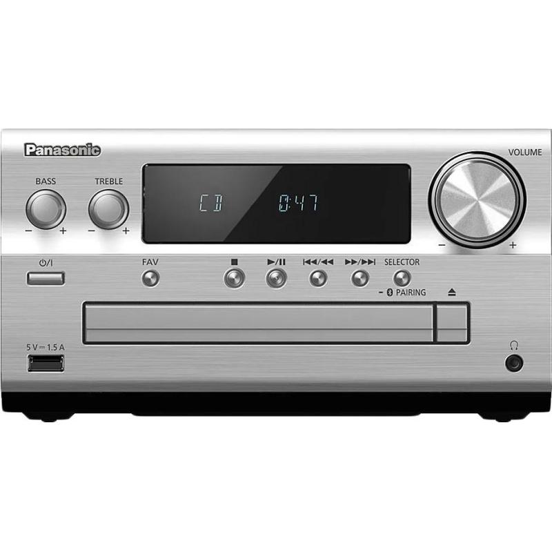 Музыкальный центр Panasonic SC-PMX802EES, Hi-Fi, серебро