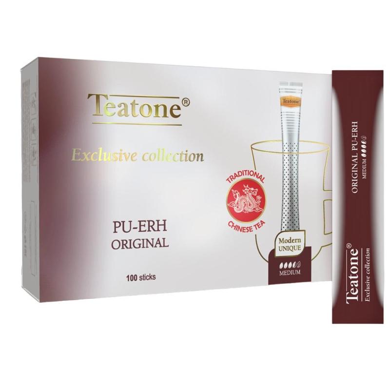 Чай черный в стиках пу-эр оригинальный Teatone, 1,8грx100шт