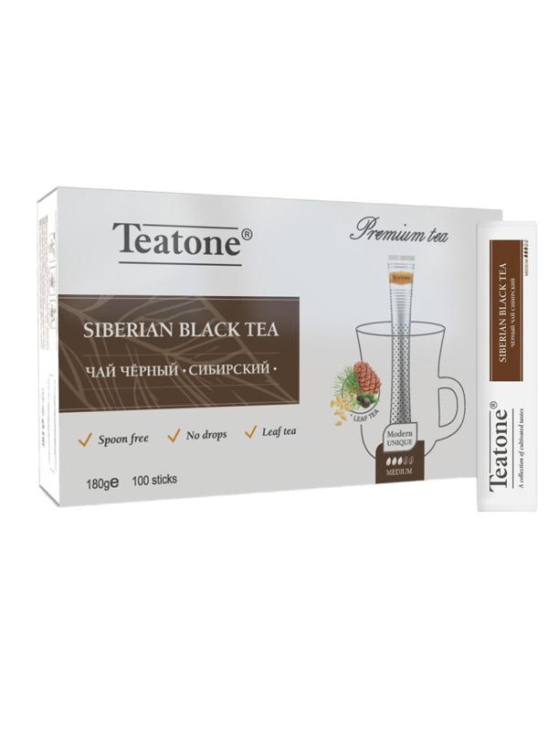 Чай черный в стиках с ароматом кедра и можжевельника Teatone, 1,8грx100шт
