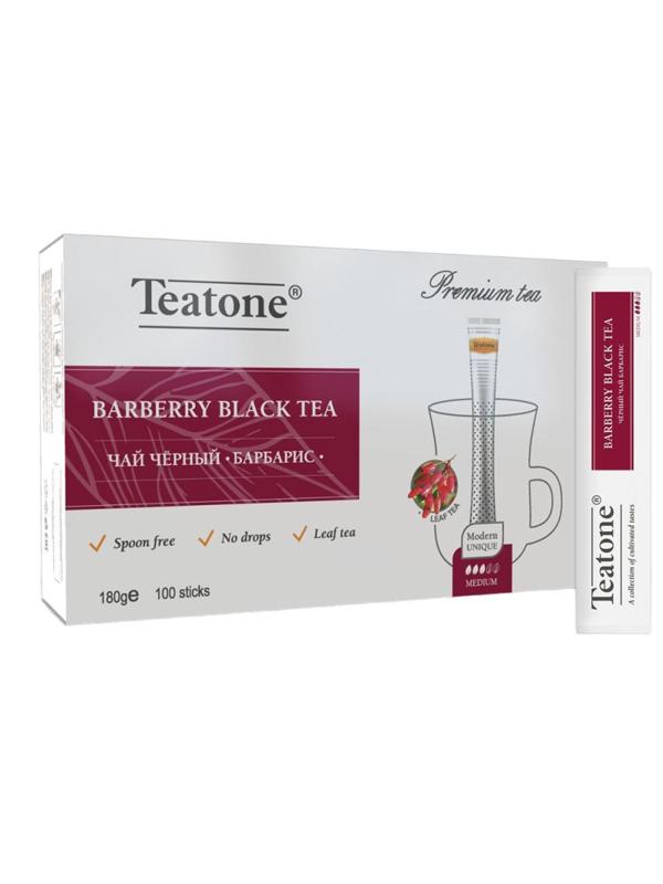 Чай черный в стиках с ароматом барбариса Teatone, 1,8грx100шт