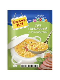 Суп Бакалея 101 Гороховый с копченостями 65г 25шт/уп