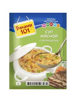 Суп Бакалея 101 Мясной с вермишелью 60г 25шт/уп