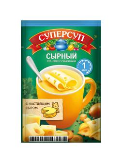 Суп Суперсуп суп-пюре Сырный с сухариками 19г 20шт/уп
