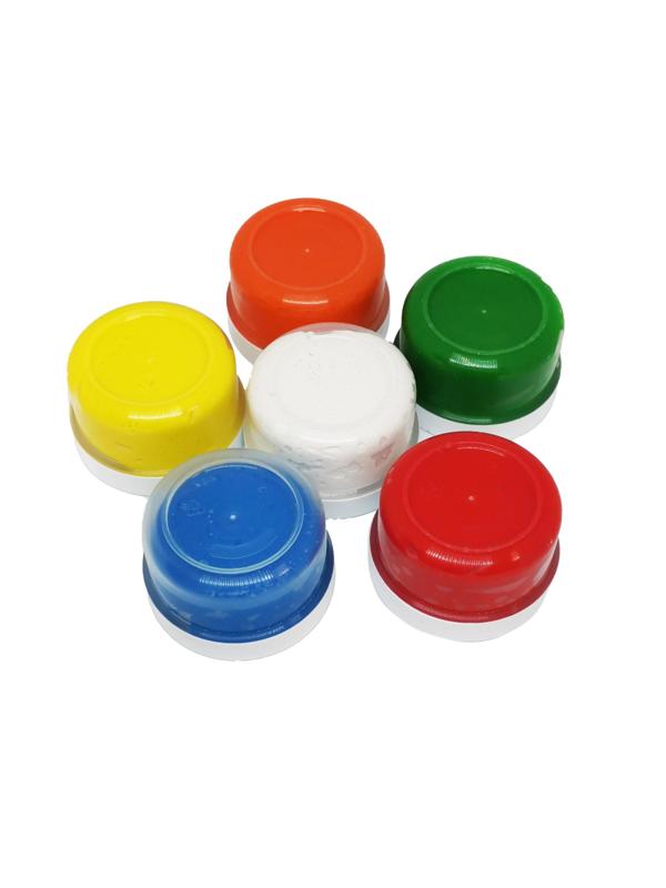 Краски пальчиковые Спектр Ярк.забава 3+ сенсорн 60мл х 6цв/наб карт 13С-505