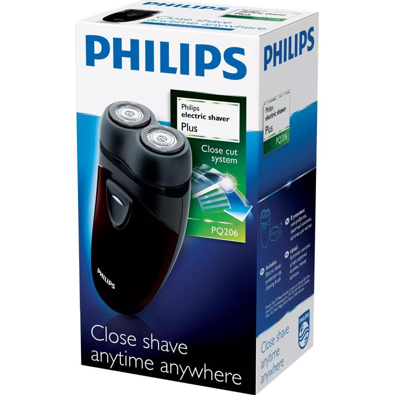 Электробритва Philips PQ206 для путешествий (2 батареи AA)