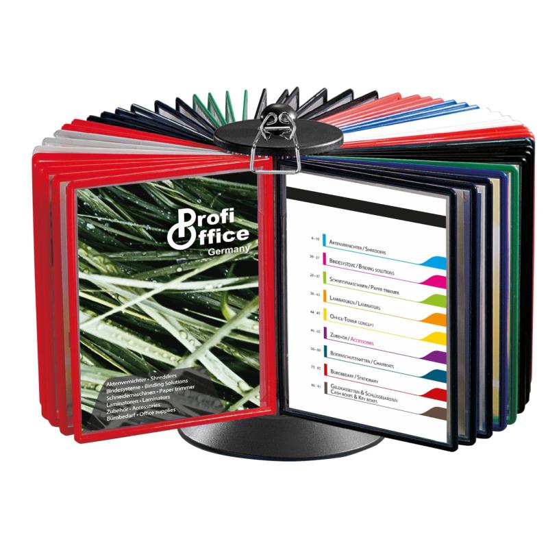 Демосистема настольная вертик.вращающаяся ProfiOffice А4 (без панелей) 1129