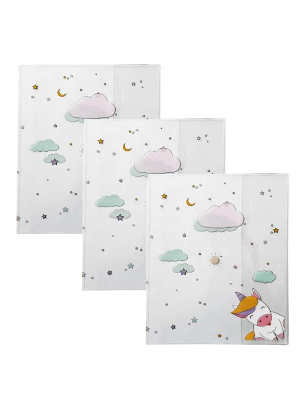 Обложка д/тетради, BeSmart, 345х213мм,уп 3шт, ПВХ/150 мкм. Magic N1627/3