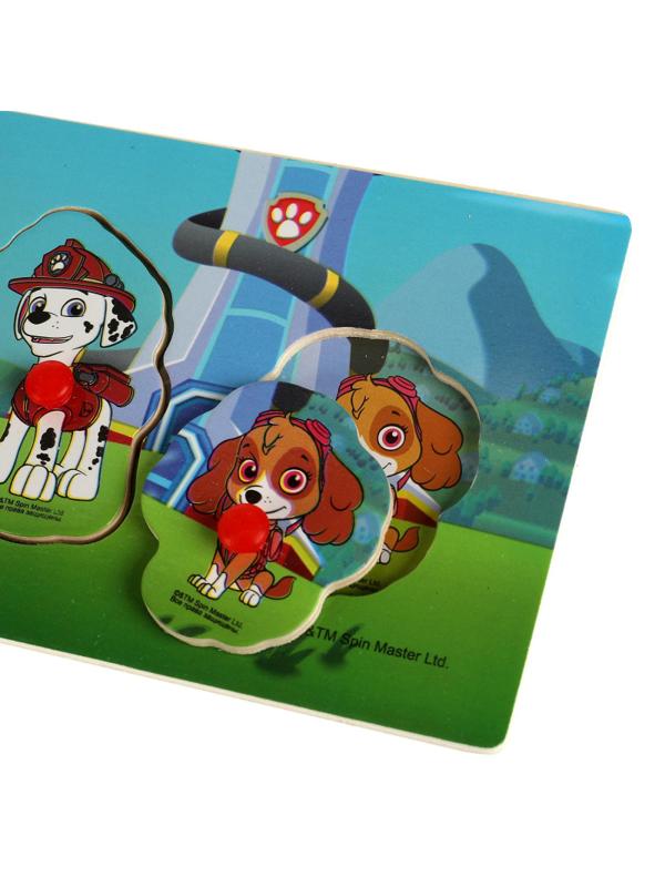 Игра Игрушка деревян Щенячий Патруль вкладыши 30x10см,пакет Буратино,341544