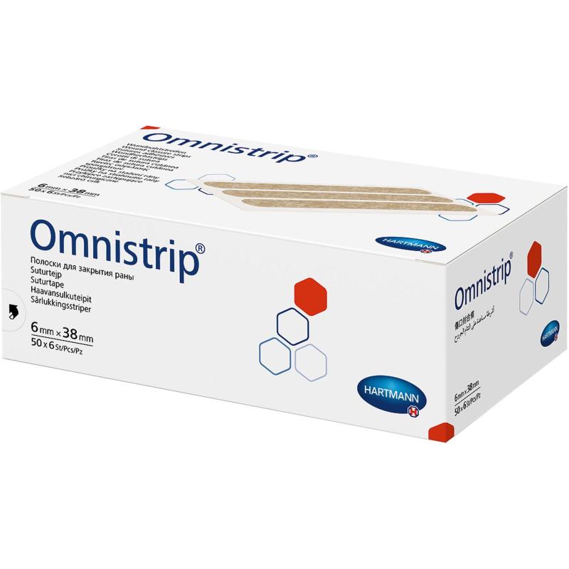 Перевяз. ср-ва Полоски на швы(стер. по 6 шт) 6х38мм 300 шт./уп OMNISTRIP