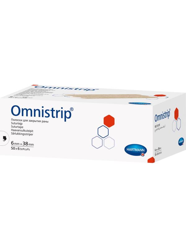 Перевяз. ср-ва Полоски на швы(стер. по 6 шт) 6х38мм 300 шт./уп OMNISTRIP