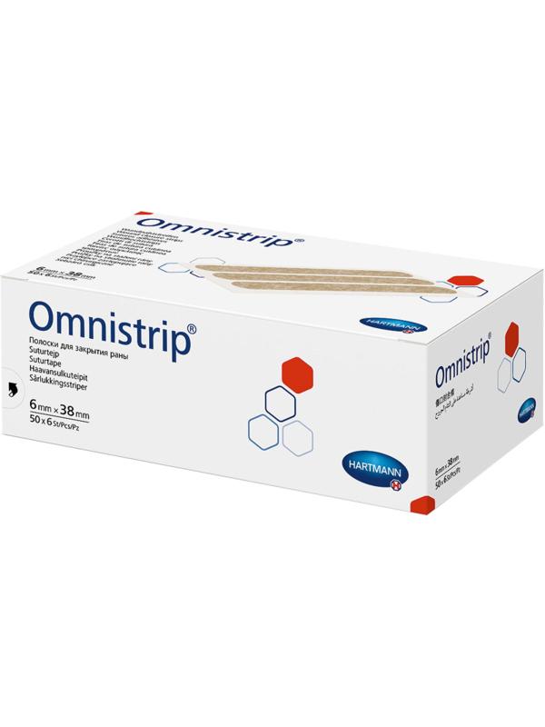 Перевяз. ср-ва Полоски на швы(стер. по 6 шт) 6х38мм 300 шт./уп OMNISTRIP