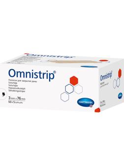 Перевяз. ср-ва Полоски на швы (стер. по 5шт) 3х76мм,250 шт/уп OMNISTRIP