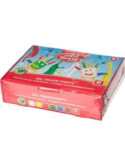 Краски пальчиковые гелевые ArtBerry с Алоэ Вера, 6 цв/наб х 35мл 41752