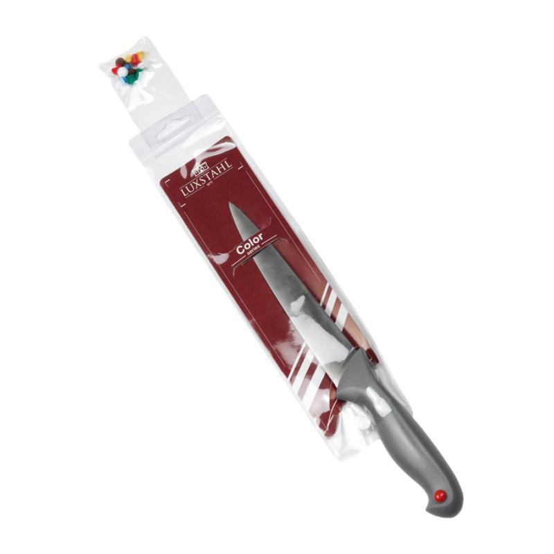 Нож поварской 12'' 305мм с цветными вставками Colour Luxstahl кт1814