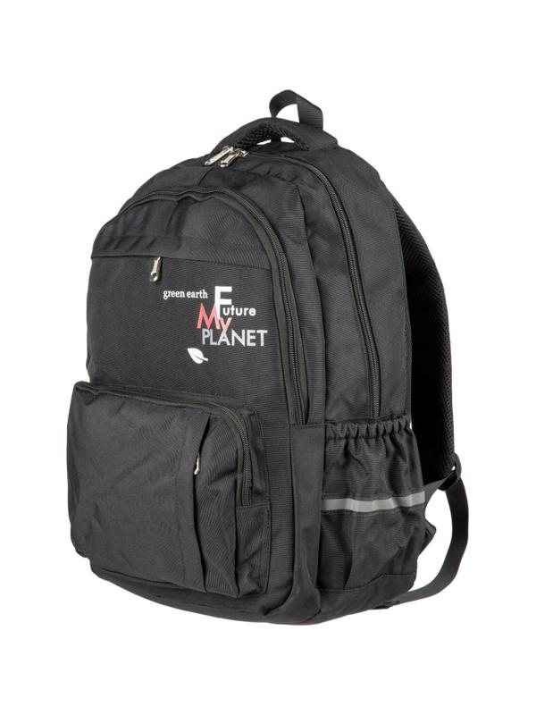 Рюкзак школьный №1School Future черный 45,5х31х14 см