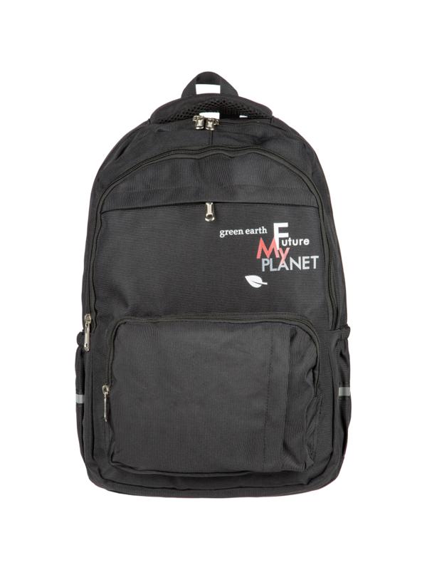 Рюкзак школьный №1School Future черный 45,5х31х14 см