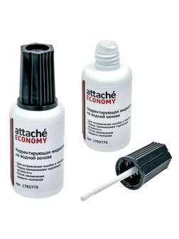 Корректирующая жидкость 25г Attache Economy водная основа, кисточка