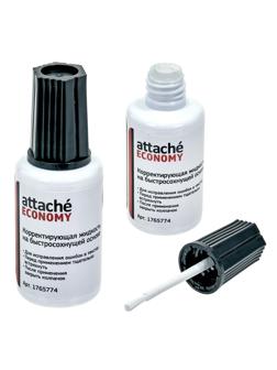 Корректирующая жидкость 25г Attache Economy быстросохнущая основа, кисточка