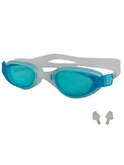 Очки для плавания  Elous YG-2700 бело-голубой, УТ-00002156