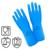 Перчатки защитные нитрил КЩС SCAFFA Практик цв.синий р.7