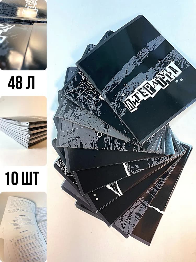 Набор предметных тетрадей №1 School Панк, 48л, А5 / 10 предметов