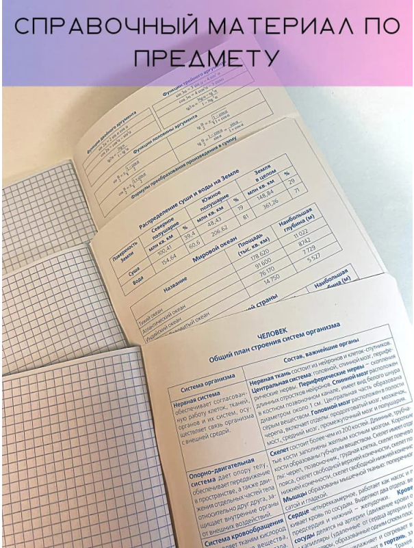 Набор предметных тетрадей №1 School Панк, 48л, А5 / 10 предметов