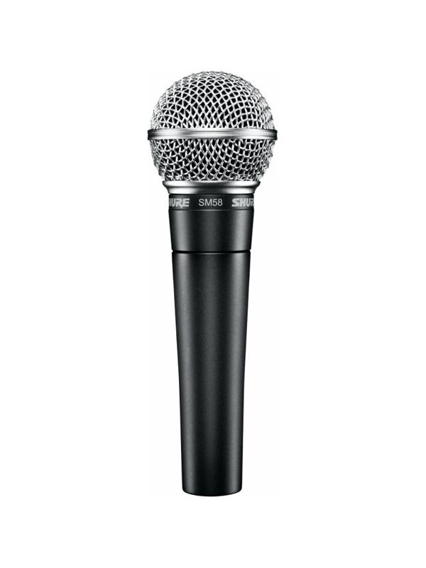 Микрофон Shure SM58-LCE, вокальн динамич кардиоидн, 50-15000 Гц, 1,6 мВ/Па