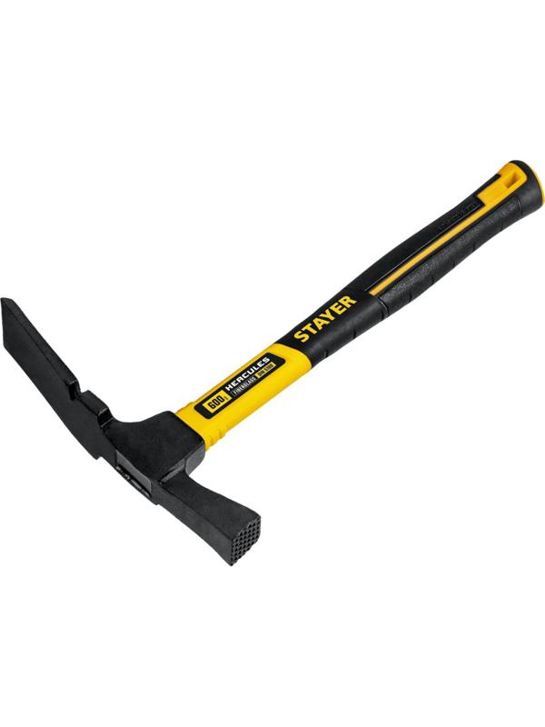 Молоток каменщика с фиберглас. рукояткой STAYER  Hercules 600г(20161_z01)