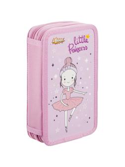 Пенал №1School Балерина  2 отд., ламинат, выборочный лак, 190x110 мм,ПКК 11