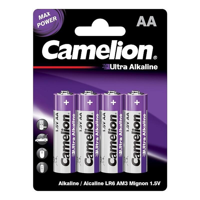 Батарейка Camelion Ultra 4шт/бл (LR6-BP4UT,  1.5В) (14984)
