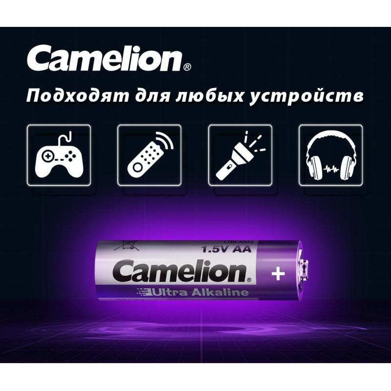 Батарейка Camelion Ultra 4шт/бл (LR6-BP4UT,  1.5В) (14984)