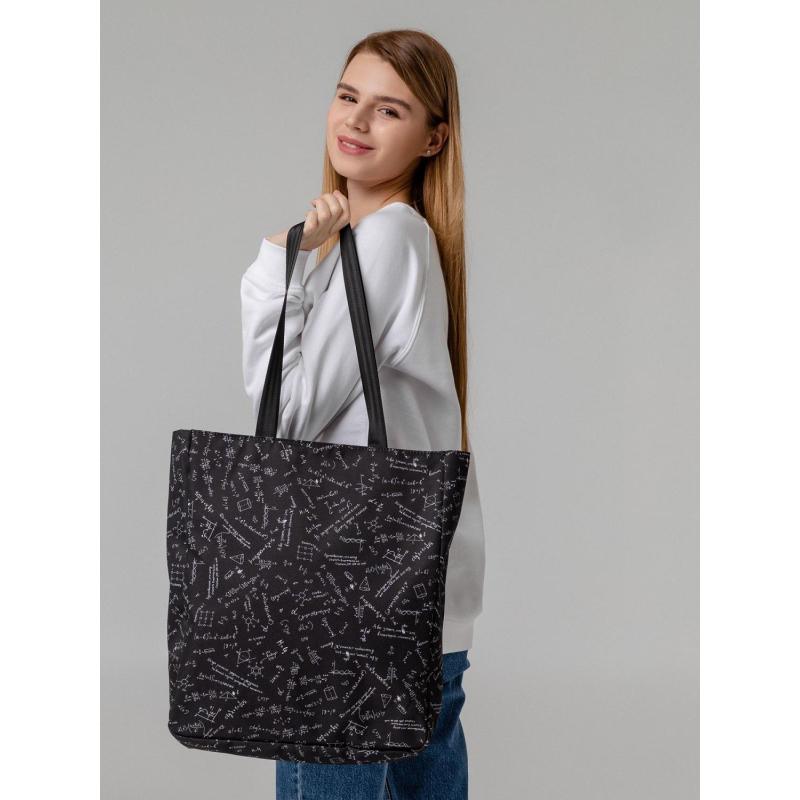 Сумка для покупок 'Примерная', черная