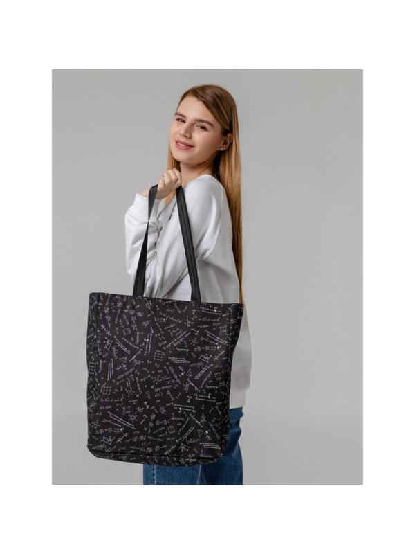 Сумка для покупок 'Примерная', черная